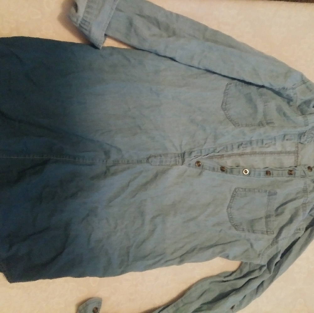 Ombre jean look shirt/dress